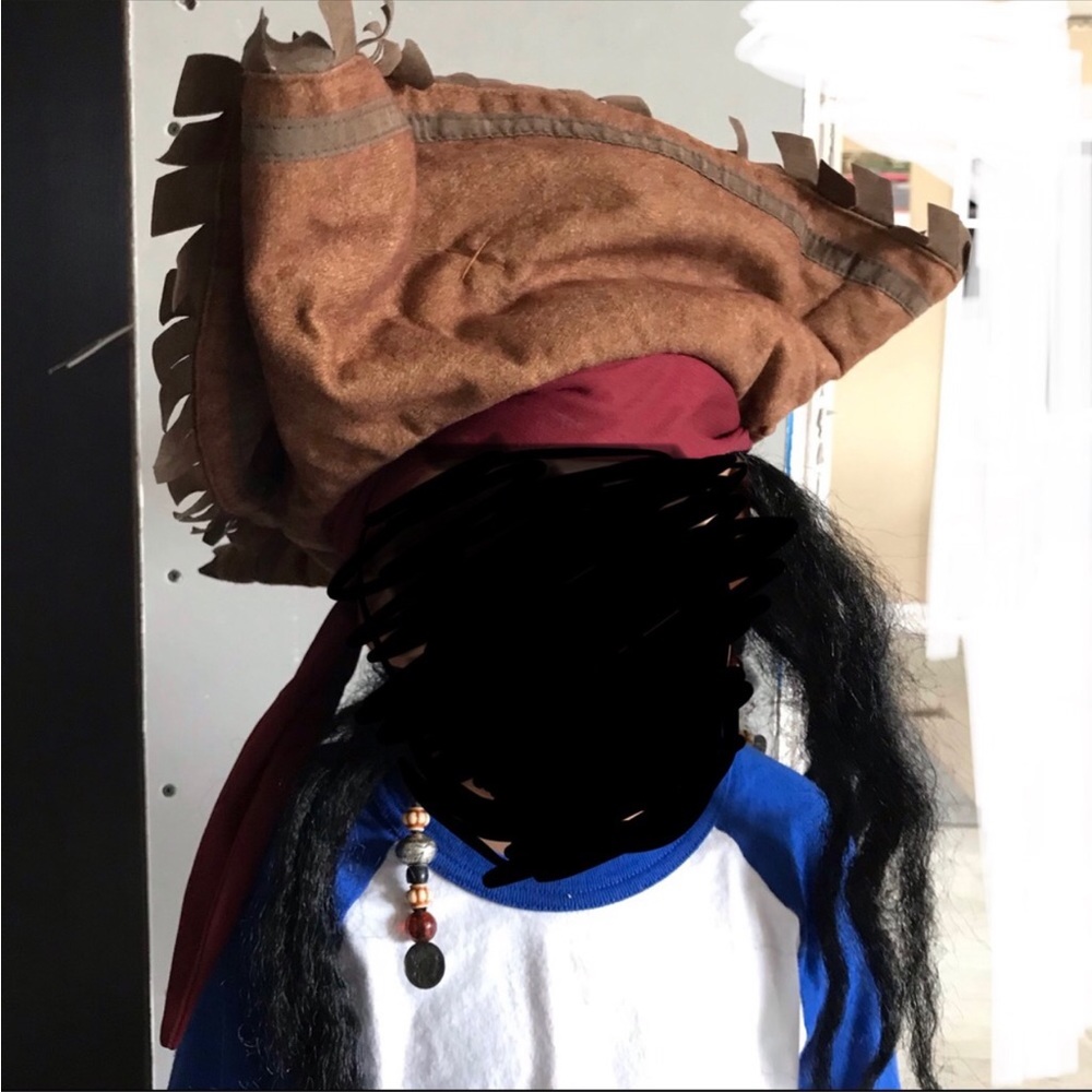 Captain Jack Sparrow Disney Kids Hat Pirate Hat Disneyland Small